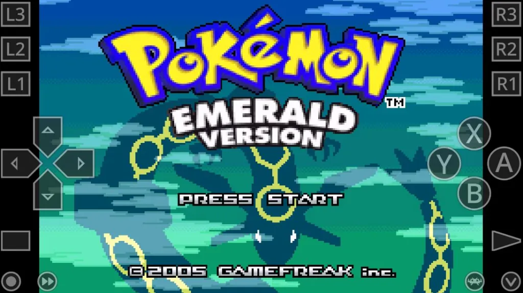 mGBA Game Boy Advance Emulator Running on Android - Mobile GBA Emulator with Touch Controls